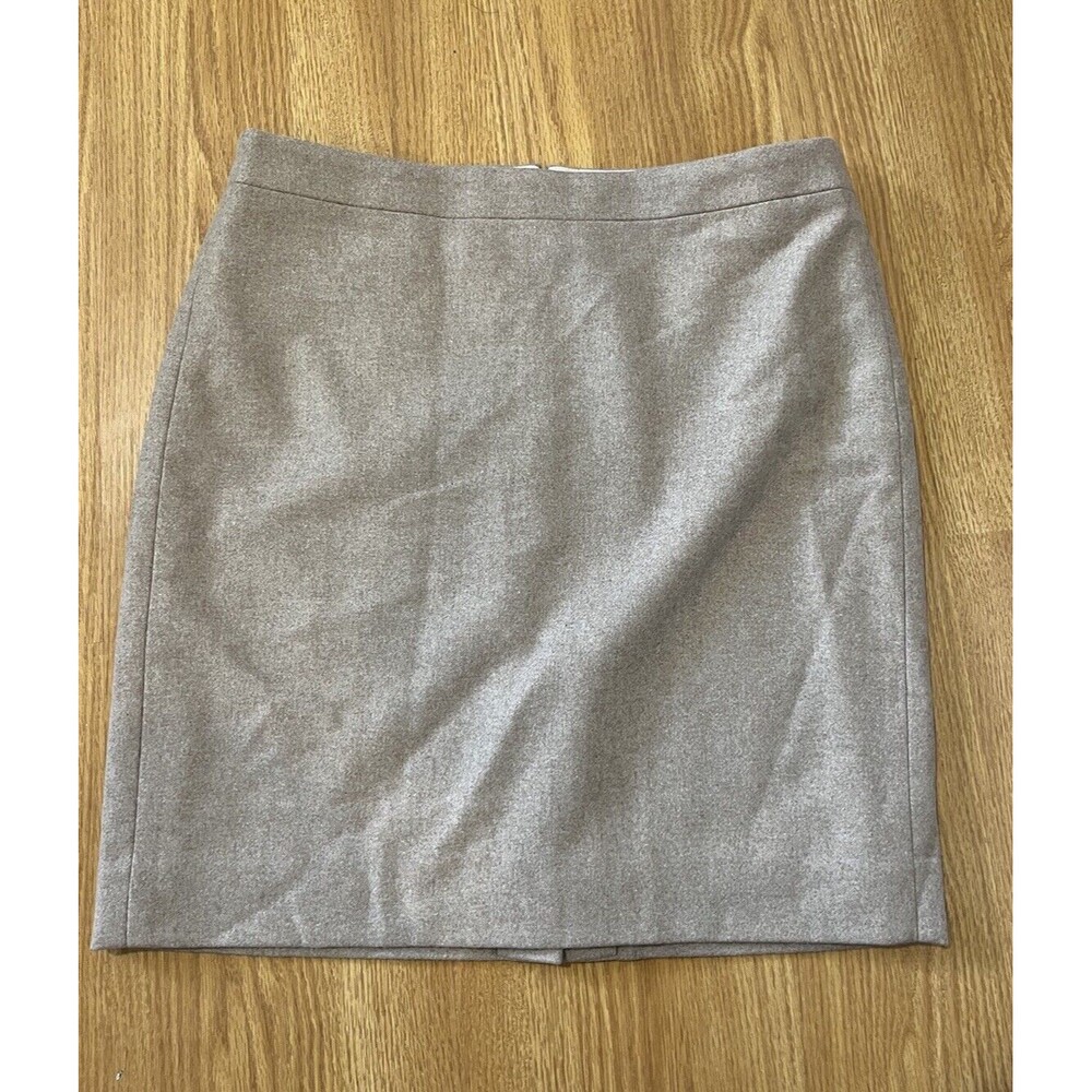 J. Crew Gray Pencil Skirt